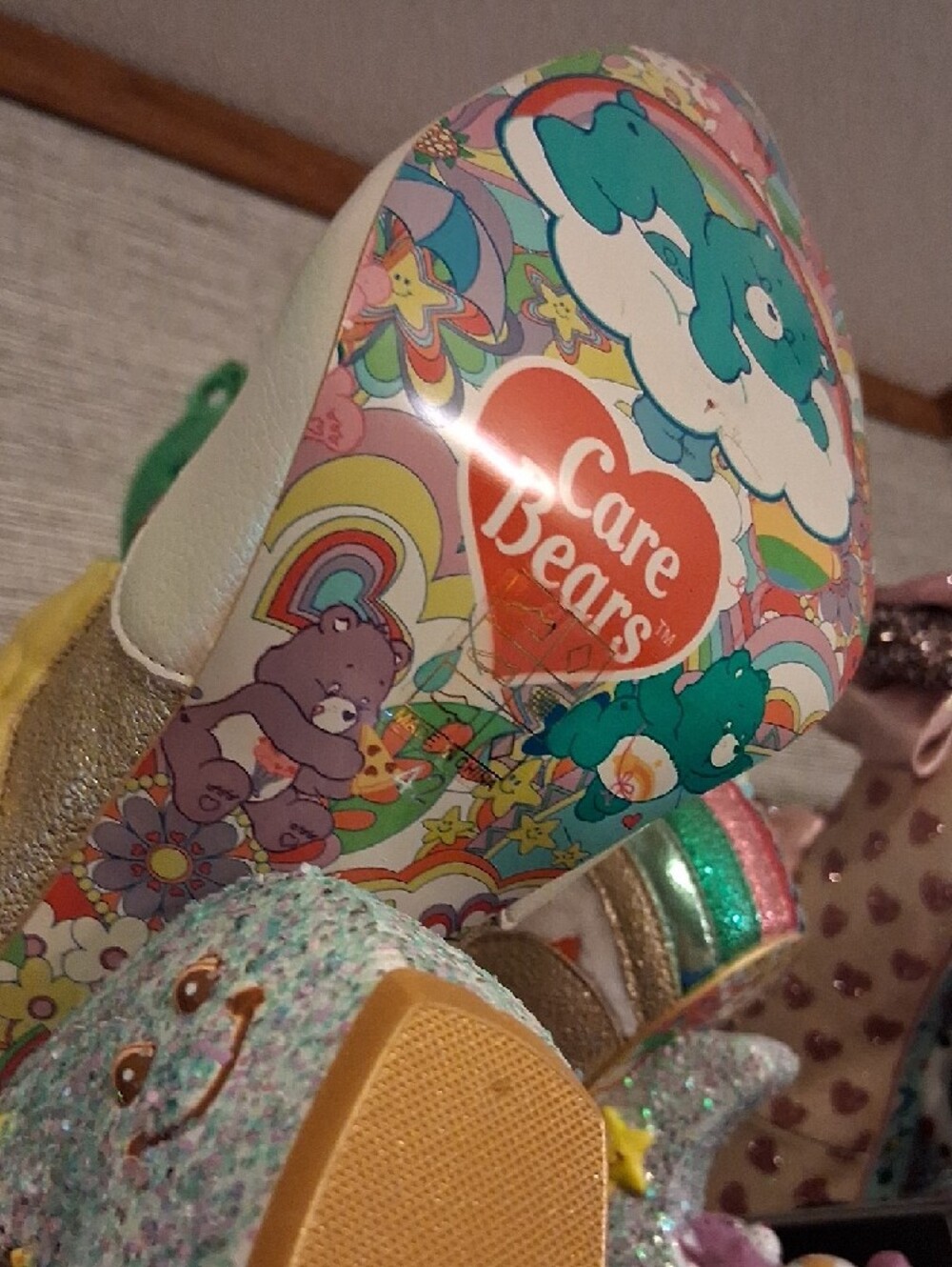 NEW CAREBEAR CHARACTER HEEL Green Irregular Choice, Size 42, 10.5ish - Picture 2 of 5
